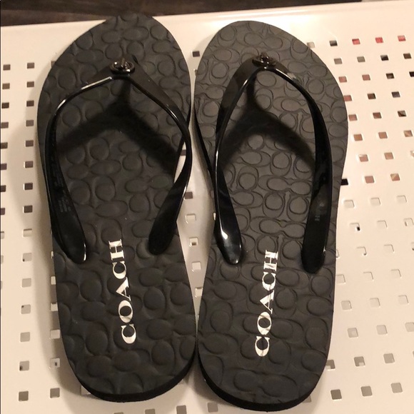 New COACH Abbigail slipper Flip Flops 8 - Picture 6 of 6